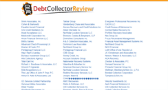 Desktop Screenshot of debtcollectorreview.com